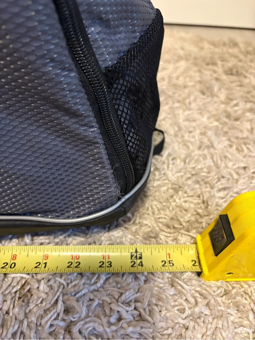adidas team speed Gray Duffel Bag